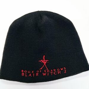 Vtg 2000 Blair Witch Project 2 Promo Beanie Knit Hat movie Book Of Shadows Rare